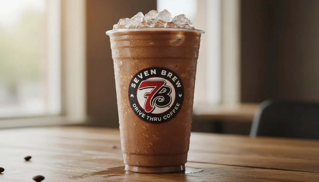 7 Brew Brunette customization options – oat, almond and coconut milk with sugar-free hazelnut, caramel and mocha sauce