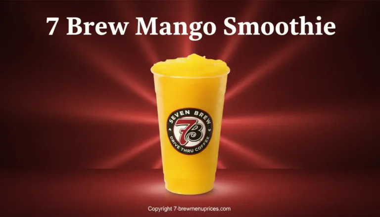 7 Brew Mango Smoothie: Price, Nutrition, Allergens, and Ingredients Information