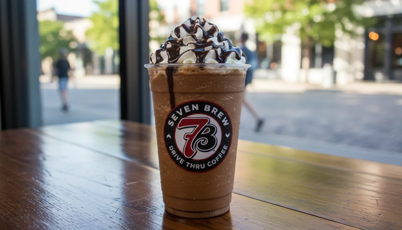 7 Brew Hot Cocoa customization options – peppermint, vanilla, hazelnut and salted caramel with oat, almond and coconut milk choices